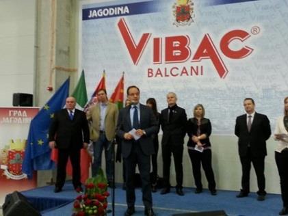 R A S S E G N A S T A M P A Lunedì 12 ottobre 2015 La compagnia italiana Vibac inaugura l'apertura del suo nuovo stabilimento di Jagodina (Serbia) Belgrado, 12 ott - (Nova) - La compagnia italiana