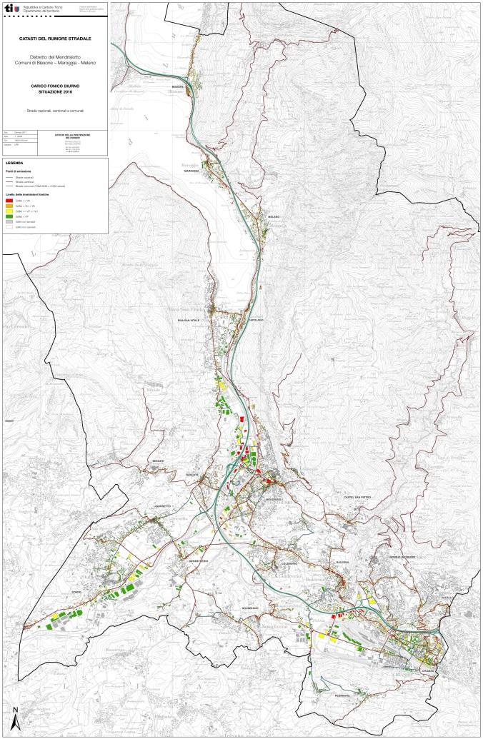 Catasto del rumore stradale Agglomerato del Mendrisiotto Incontro informativo con i Comuni 10 gennaio 2017 Bellinzona Giovanni