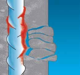 L anidride carbonica ed altri agenti aggressivi presenti nell atmosfera penetrando all interno del manufatto provocano la diminuzione del ph, riducendo così la