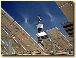 Il solare termodinamico tecnologie esistenti Solar two - Caratteristiche: Fluido termovettore: miscela di Sali fusi; Alte