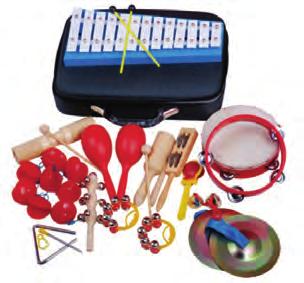 QPP-DJ1 Djembé 030375 QPP-17 Pack di percussioni varie per uso scolastico.