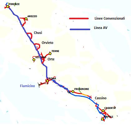 V250 - SERVIZIO INTERREGIONALE Il V250 permette di avvicinare Roma e l aeroporto di Fiumicino ai capoluoghi di Regione limitrofi, posizionandosi su un servizio intermedio (sia per tempi di