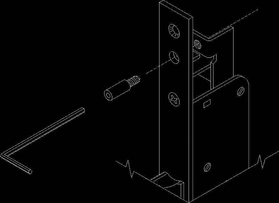 Electa elettrica frontale inox mm 22 Elettroserratura da infilare per montanti, CHIUSURA TRIPLICE, 12Vac/dc, cilindro a profilo europeo. Aggancio aste a vite. Frontale mm 346x22x3 in acciaio INOX.