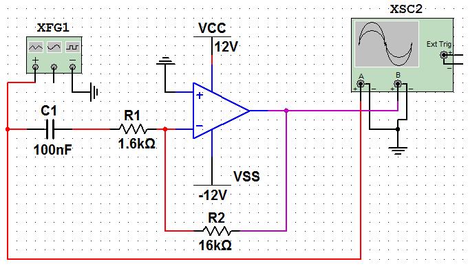 Schema elettrico Successivamente è illustrato lo schema elettrico del circuito analizzato precedentemente.