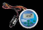 Compatibilità sensori Indicatore della durata della batteria Corpo impermeabile SPECIFICHE ELETTRICHE NODE-100 NODE-100-LS (senza solenoide) Diametro: 8,9 cm Altezza: 6,4 cm NODE-200 NODE-400