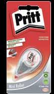 CORRETTORI ROLLER Pritt CoRRETTORE Roller COMPACT Correttore a nastro leggero ideale per correzioni di precisione.