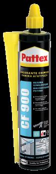 FISSAGGIO CHIMICO Pattex CF850 Ancorante chimico bicomponente a base di resina poliestere, grazie all assenza di stirene il prodotto non ha un odore forte e può essere utilizzato anche in ambienti