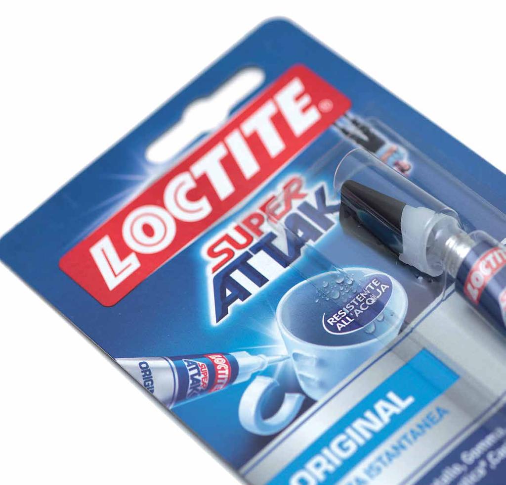 LOCTITE ADESIVI UNIVERSALI Per oltre 50 anni, Loctite ha fornito a milioni di consumatori avanzate soluzioni di incollaggio. Con oltre 5.
