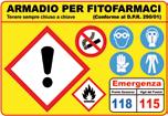 60/T2) Griglie di aerazione naturale sul frontale e sui fianchi dell armadietto Piedini