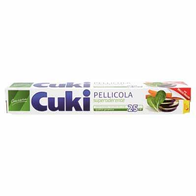 kg PELLICOLA CUKI rotolo 25 metri -50% 1,67 0,83 0,03 al metro I