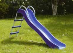 cicala Scivolo a onda dotato di scaletta in metallo. Portata max 50 Kg Per bambini a partire dai 3 anni. Wave slide with metal ladder.