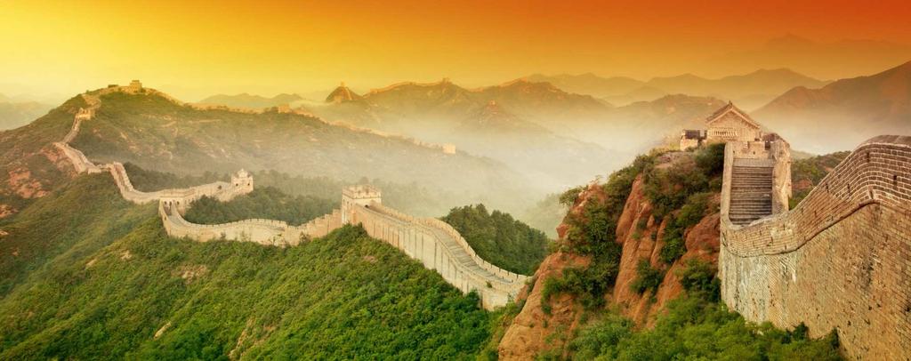 Oltre i confini dell Asia fino in Cina termineremo questo straordinario viaggio immersi in una delle 8 Meraviglie cammineremo sulla GRANDE MURAGLIA 14 Giorno: PECHINO Prima colazione.