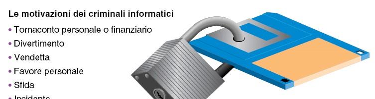 Crimini e criminali informatici Tipi di crimine informatico Furti e manipolazioni dei dati Accessi abusivi a informazioni Attacchi Denial of Service