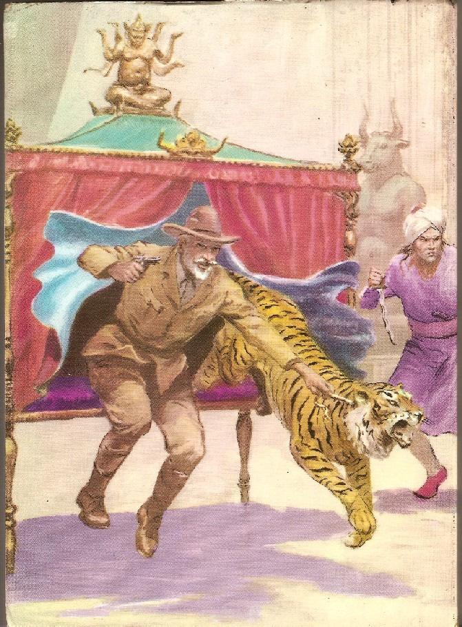 4 Il retro copertina di Sandokan il Rajah della Jungla Nera, Viglongo, Torino, ristampa 1972 Ciclo dei Ramavala, o del Mare Indiano 1 - I flagellatori dell'oceano, Donath, Genova, 1901; Società