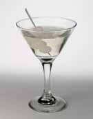 Martinis Dry gin Secco Mix Strain Coppa da cocktail Cipollina in agrodolce Grado