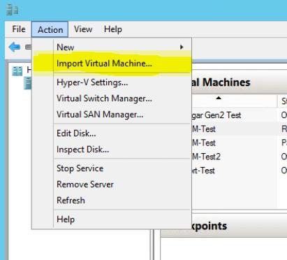 Distribuzione Hyper-V 1. Aprire l e-mail ricevuta dal supporto tecnico Bomgar e fare clic sul collegamento per scaricare il file Bomgar Virtual Appliance for Hyper-V.exe.