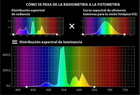 Radiometria e fotometria DIFFERENZE TRA LE