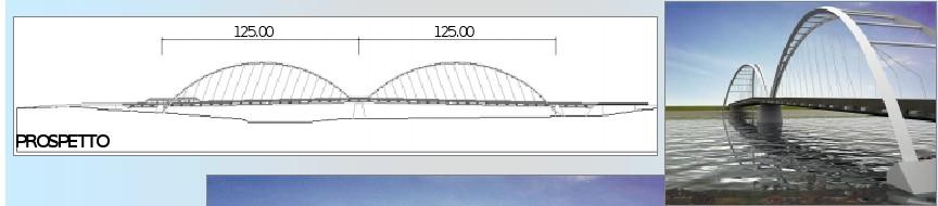 Fig 4: Il ponte sul fiume Reno. Il timing Supponendo che le opere di realizzazione del peoplemover inizino nel 2007, si pensa che queste possano essere terminate entro il 2010.