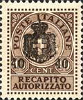 ITALIA LuogoTenenzA PAcchI PosTALI - 1946