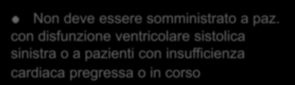 DRONEDARONE Controindicazioni Non deve essere somministrato a paz.