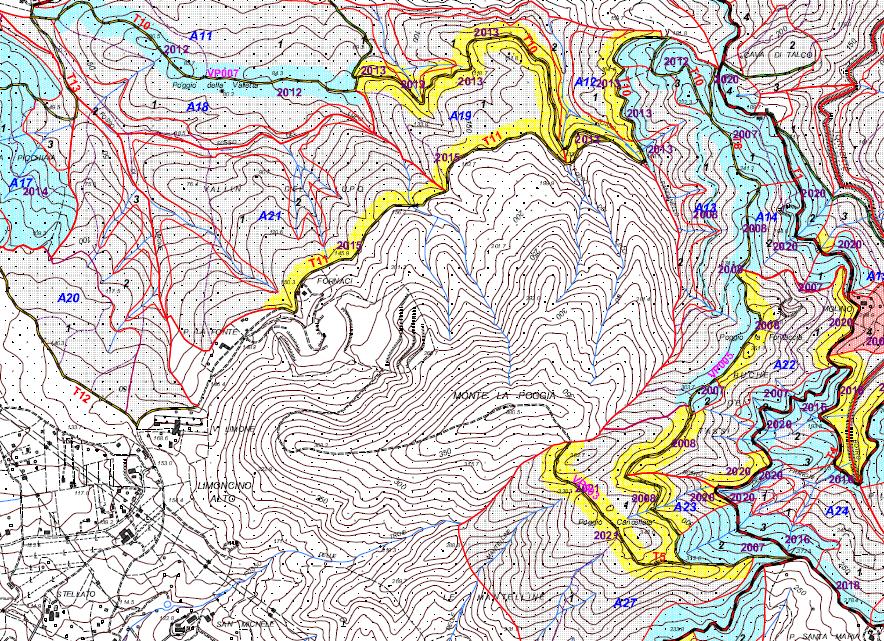 Estratto da Tav 04 Carta degli Interventi allegata al Piano di