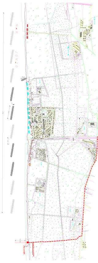 Figura 2 Cartografia di progetto Intervento di mitigazione del fenomeno di erosione