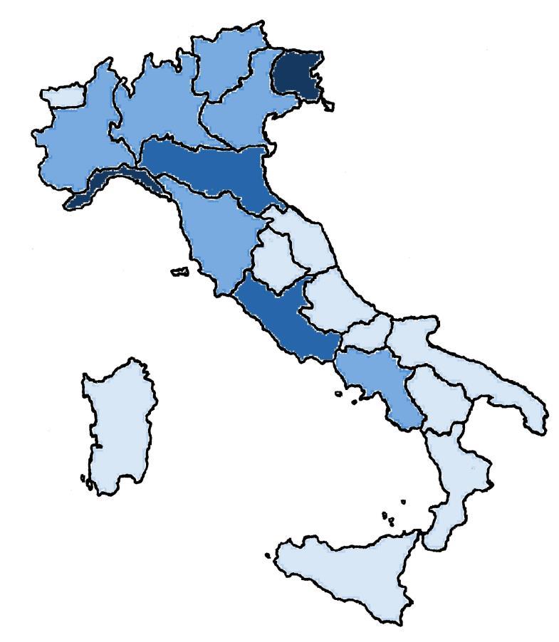 L analisi delle PMI La scomposizione per area territoriale Piccole imprese (10-49 addetti) Medie imprese (50-249 addetti) Tra il