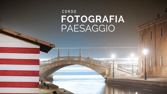 PAESAGGIO Corso di Fotografia Il CORSO DI FOTOGRAFIA DI PAESAGGIO mira a fornire all'allievo gli elementi chiave per una comprensione a 360 del Paesaggio Urbano e Naturale.