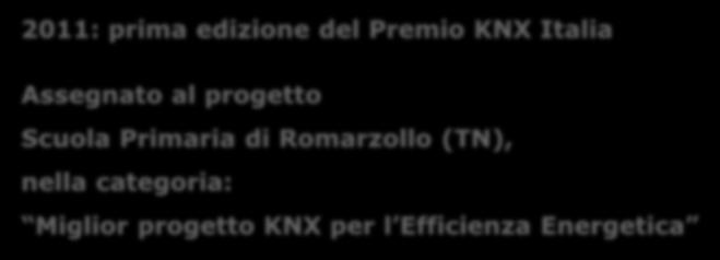 di Romarzollo (TN), nella categoria: Miglior progetto KNX