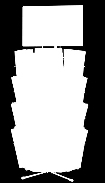 24 B espositore da banco composto da 24 tasche Dimensioni: Cestello: 33 cm x 33 cm
