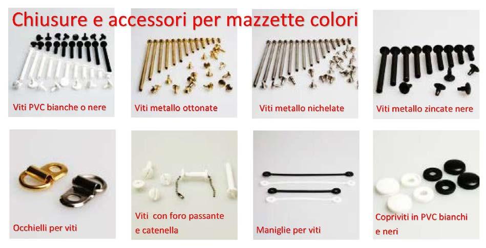 Gli esempi delle mazzette colori a ventaglio possono essere semplicemente accoppiati con l ausilio di una vite,