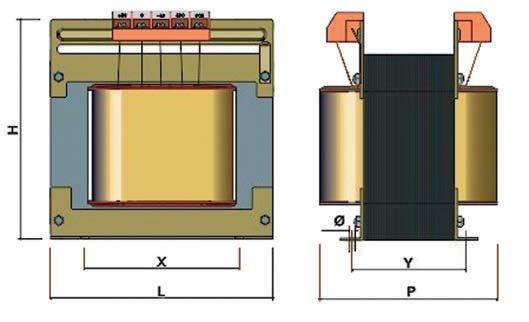 33 REATTANZE MONOFASE SERIE RML RML SERIES SINGLE-PHASE REACTORS CODICE Potenza Larghezza Profondità Altezza Peso Fissaggio Fissaggio Fissaggio CODE Power Width Depth Height Weight Mounting Mounting