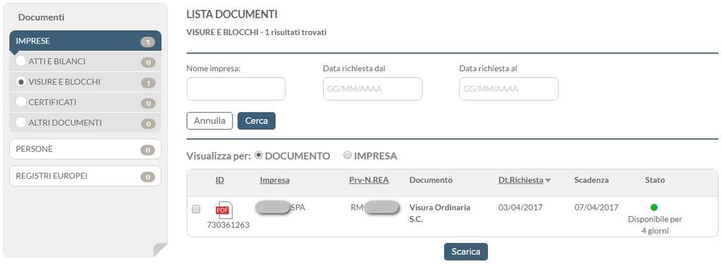 Il messaggio significa che non è possibile estrarre alcun certificato per mancanza di bollini/contromarca. E possibile acquistare i bollini/contromarca dalla homepage della banca dati Telemaco.