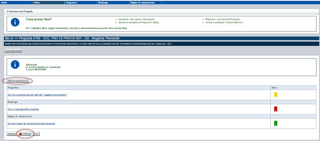 6. Funzionalità di gestione della domanda 6.1.