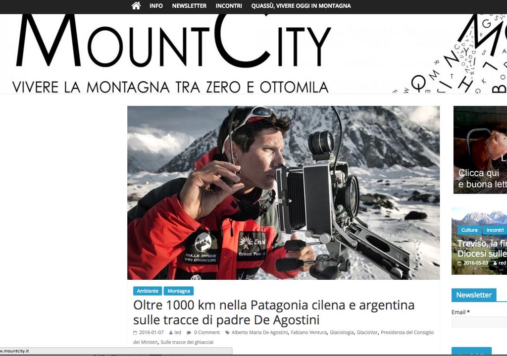 RASSEGNA STAMPA WEB Mountcity.it - 7 gennaio 2016 http://www.mountcity.it/index.