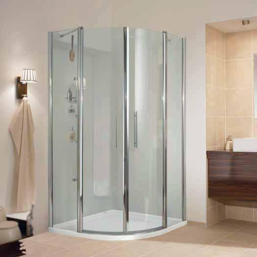 MAGIC MODELLI PANORAMICA Serie di pareti doccia con profili ridotti Porte con meccanismo di sollevamento-abbassamento Altezza standard di 2000 mm Chiusura