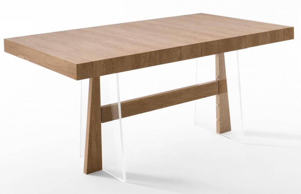 TL 1472 FLEXI 160 TAVOLO IN LEGNO WOODEN TABLE colli x pz peso kg volume m3 boxes