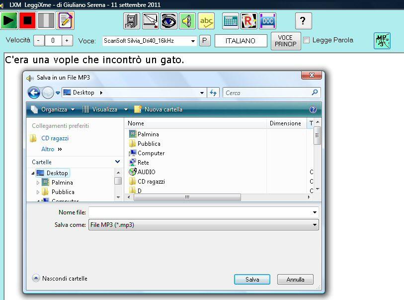 Mi interessa salvare un testo e riascoltarlo sul mio lettore mp3. Si può fare? Certo, è facilissimo. Ci sono tanti modi, te ne spiego uno.