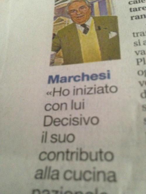 come Marchesi e Paracucchi, abbiamo creato una rete di locali importanti dove si mangia alla grande». Cosa è allora, per lei, la cucina moderna rispetto a quella regionale?