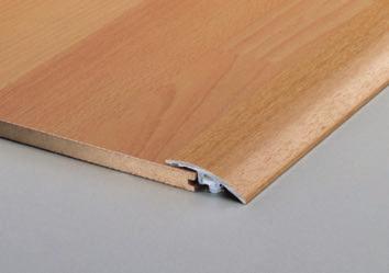 profili per pavimenti in legno e laminato Prestowood 29/A, 51/A e 52/A è una linea di profili adesivi di facile e rapida installazione, per pavimenti di differente livello.