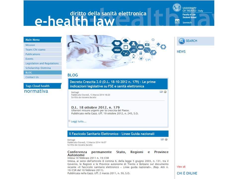 LawTech Trento www.lawtech.jus.unitn.
