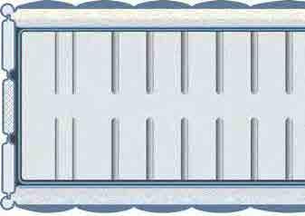 Ideale anche per le taglie forti. H 21 Standard non sfoderabile Vedi descrizione tecnica a fianco.