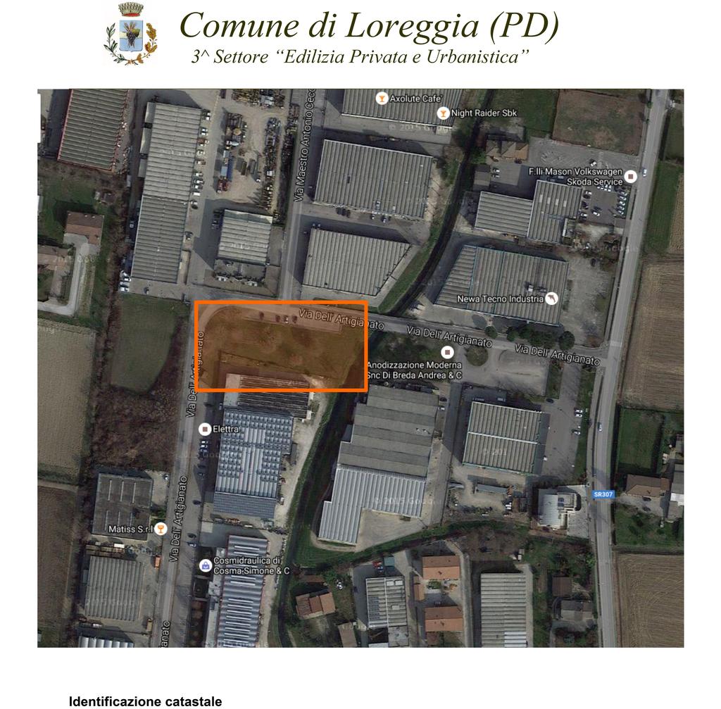 La superficie risulta censita al Fg.13 mapp.le 369 porzione nel N.C.T.; la superficie catastale è pari a circa 1.880 metri quadri.