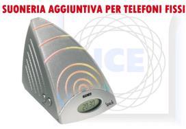 Ideale in presenza di antifurti con combinatori telefonici, centralini, PABX, FAX, telefoni SUONERIA AGGIUNTIVA PER TELEFONI Il tuo