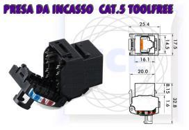 fosforoso Doratura: Au su Ni 50µ Schermo: strato di rame nichelato Per spine serie GT46000.