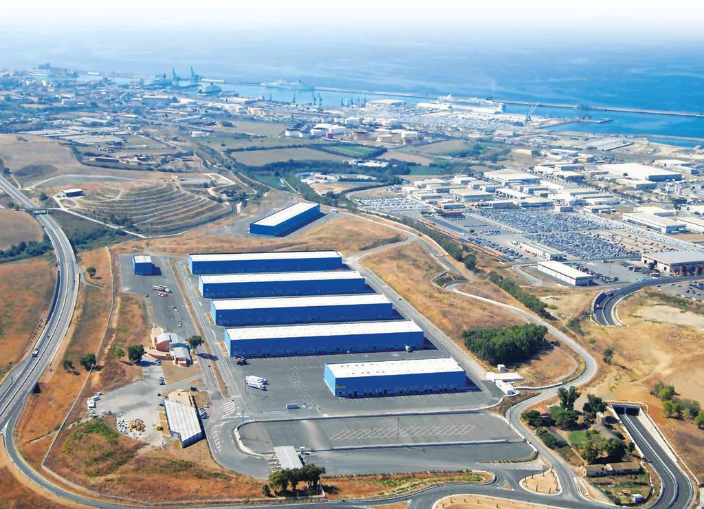 A Modern Logistic Center Close to Rome in the Middle of the Mediterranean Sea.