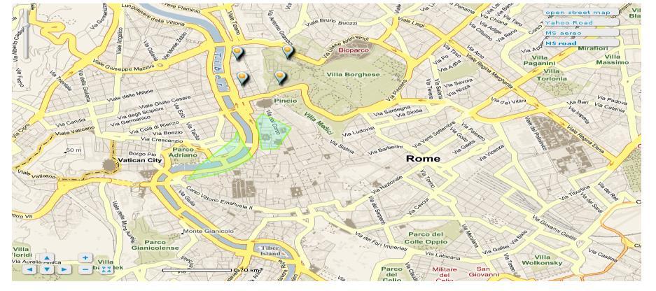 Tracciamento dei percorsi Il sistema centrale, accessibile tramite una piattaforma web, permette la visualizzazione dello storico dei viaggi compiuti