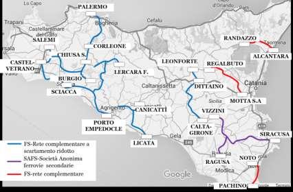 Figura 159 Le ferrovie dismesse Molti tratti della rete si contraddistinguevano per le soluzioni tecnologico/costruttive adottate in passato, come la cremagliera per superare pendenze sino al 75 per