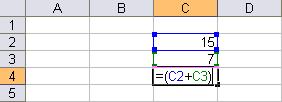 Formule aritmetiche = ( + - * / ) = cella + cella =( cella + cella )/ cella Quando nella formule compaiono più
