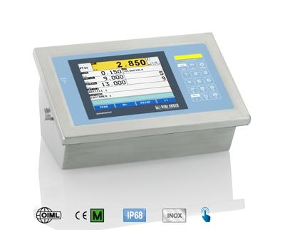 3590EGT 3590EGT "TOUCH": indicatore di peso Touch Screen per ambienti industriali Indicatore di peso digitale con grande display touch screen, indicato per applicazioni industriali evolute.